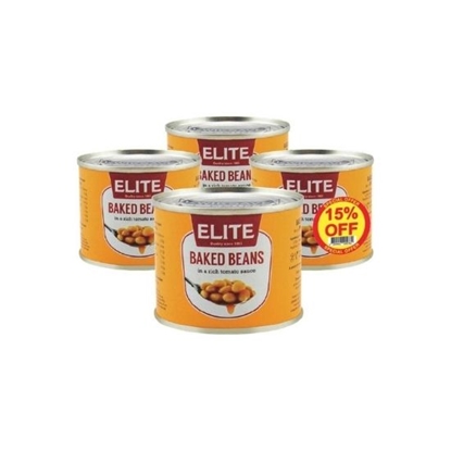 Picture of ELITE BAKED BEANS 4PK 15% OFF 4X210GR